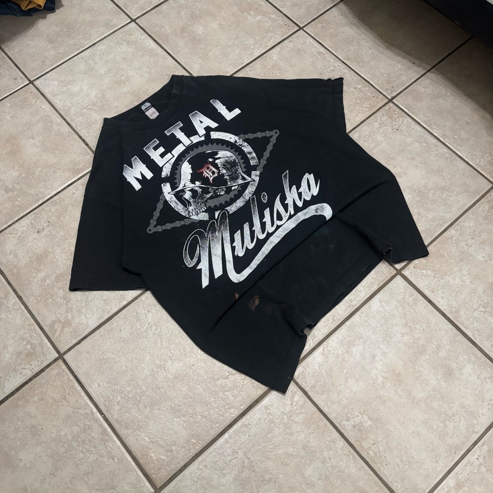 Black and white Jessie pinkman streetwear goth grunge Metal Mulisha shirt